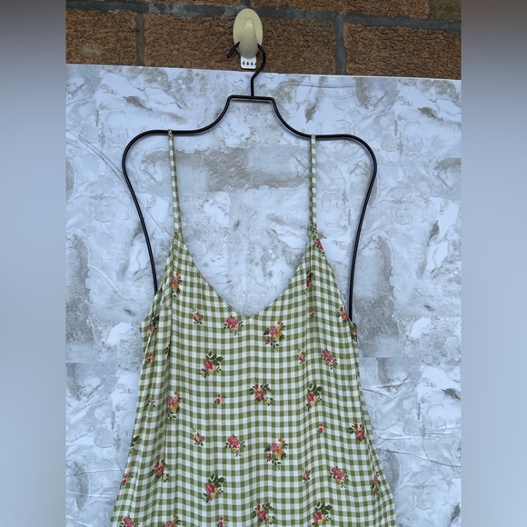 Reformation Crimini Dress in Patio green floral print size 6 - Picture 6 of 13